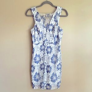 GUESS blue dress lace flower